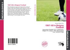 Buchcover von 1967–68 in Belgian Football