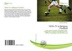 Couverture de 1970–71 in Belgian Football