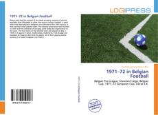 Bookcover of 1971–72 in Belgian Football