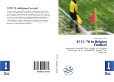 Bookcover of 1975–76 in Belgian Football