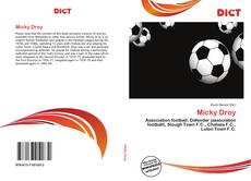 Bookcover of Micky Droy