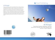 Portada del libro de Ali Krieger