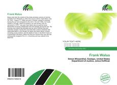 Buchcover von Frank Walus