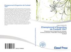 Championnat d'Argentine de Football 1947 kitap kapağı