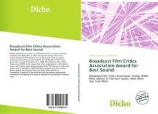 Copertina di Broadcast Film Critics Association Award for Best Sound