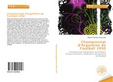 Championnat d'Argentine de Football 1950 kitap kapağı