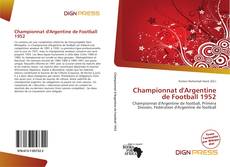 Bookcover of Championnat d'Argentine de Football 1952