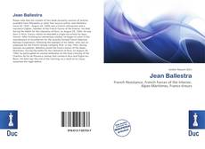 Buchcover von Jean Ballestra