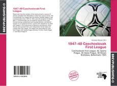 Buchcover von 1947–48 Czechoslovak First League