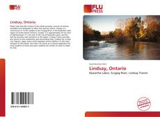 Bookcover of Lindsay, Ontario