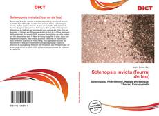 Bookcover of Solenopsis invicta (fourmi de feu)