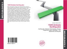 Copertina di 1949 Ambato Earthquake