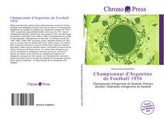 Borítókép a  Championnat d'Argentine de Football 1956 - hoz