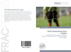 Portada del libro de 1954 Czechoslovak First League