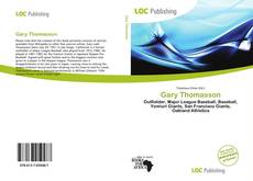 Portada del libro de Gary Thomasson