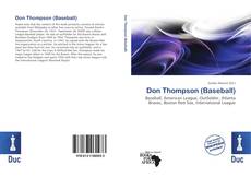 Don Thompson (Baseball)的封面
