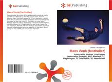 Capa do livro de Hans Vonk (footballer) 