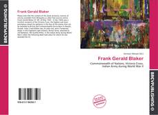 Обложка Frank Gerald Blaker