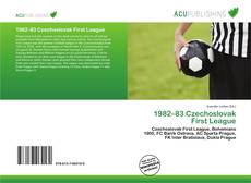 1982–83 Czechoslovak First League的封面