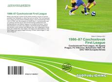 Buchcover von 1986–87 Czechoslovak First League