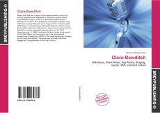 Обложка Clare Bowditch