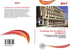 Bookcover of Fondation Prince-Albert-II-de-Monaco