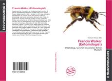 Copertina di Francis Walker (Entomologist)