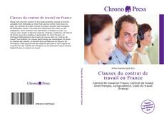 Bookcover of Clauses du contrat de travail en France