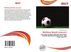 Bookcover of Matthew Booth (soccer)