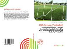 Cliff Johnson (Footballer)的封面