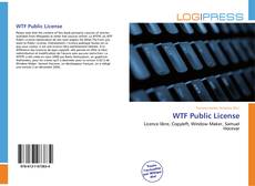 Capa do livro de WTF Public License 