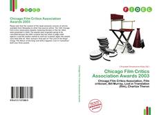 Portada del libro de Chicago Film Critics Association Awards 2003