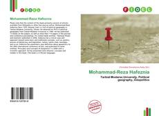 Portada del libro de Mohammad-Reza Hafeznia