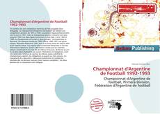 Portada del libro de Championnat d'Argentine de Football 1992-1993