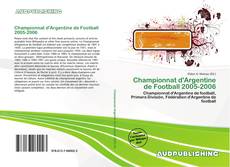 Buchcover von Championnat d'Argentine de Football 2005-2006