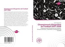 Capa do livro de Championnat d'Argentine de Football 2007-2008 