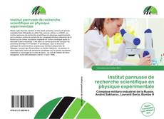 Buchcover von Institut panrusse de recherche scientifique en physique expérimentale