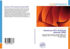 Capa do livro de American Film Institute Awards 2009 