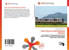 Portada del libro de Ham Green Halt Railway Station