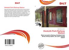 Borítókép a  Hesketh Park Railway Station - hoz