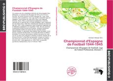 Buchcover von Championnat d'Espagne de Football 1944-1945