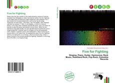 Capa do livro de Five for Fighting 