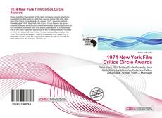 Capa do livro de 1974 New York Film Critics Circle Awards 