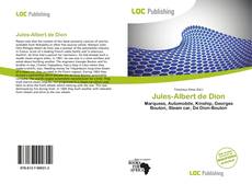 Portada del libro de Jules-Albert de Dion