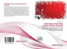 Capa do livro de 1965 New York Film Critics Circle Awards 