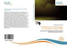 Championnat d'Espagne de Football 1995-1996的封面
