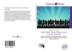 Bookcover of 1959 New York Film Critics Circle Awards