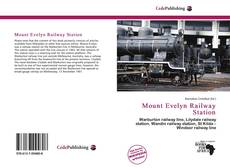 Capa do livro de Mount Evelyn Railway Station 