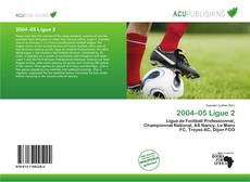 Copertina di 2004–05 Ligue 2