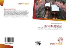 Bookcover of Bahrenfeld Station